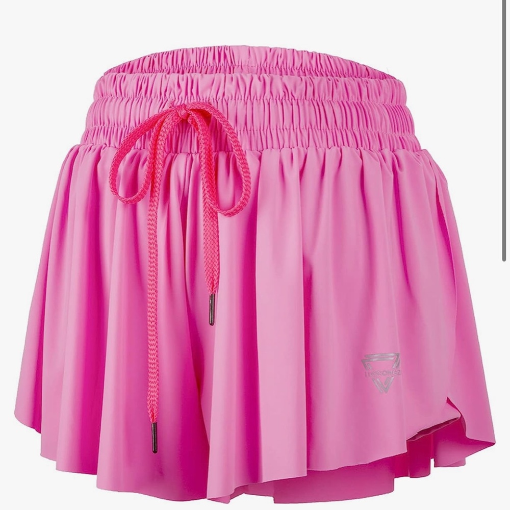Pink amazon shorts (NEVER WORN)